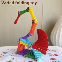 Nouveau puzzle en bois PP TOYS à formes changeantes pour les enfants de 3 à 6 ans, développe l'intelligence et la concentration des enfants, jouet créatif anti-stress
