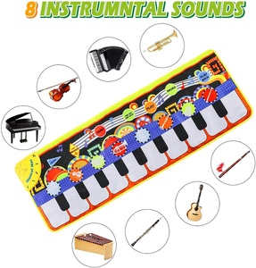 Đàn <span class=keywords><strong>Piano</strong></span> Mat Toddler Đồ Chơi Âm Nhạc Mat Với 25 Âm Nhạc Âm Thanh Sàn Bàn Phím Đàn <span class=keywords><strong>Piano</strong></span> Mat Thảm Cảm Ứng Playmat Đồ Chơi Giáo Dục - Product Image 2