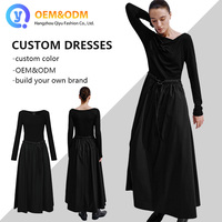 2026 QY OEM impression personnalisée fête florale Normal longue robe femmes élégantes soirée dames filles décontracté robes pour femmes