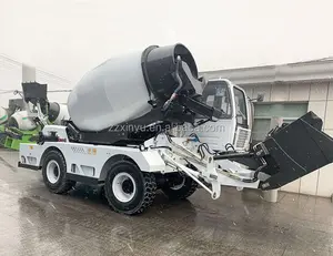 3.5cbm Diesel Self Loading Concrete Mixer Truck Tank Machine