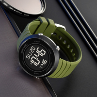 Jam Tangan SKMEI 2529 Fashion Outdoor Pria Multifungsi Alarm Chrono Tahan Air Digital Sport Silikon Reloj Hombre