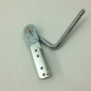 Bisagra de un solo oído para reposacabezas, manguito de 12 mm, ajuste multiángulo de 90-180 grados, montaje superficial, acero laminado en frío, herrajes para muebles - Product Image 2