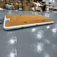 Plate-forme gonflable flottante de grande taille, pour bateau de pêche, yacht, 2020
