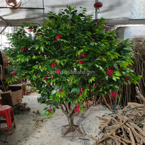 ต้นส้มเทียมต้นผลไม้ปลอมมะเขือเทศอาร์บูตัสส้มโอผลไม้ดอกไม้ในร่มตกแต่งห้างสรรพสินค้าซูเปอร์มาร์เก็ตต้นไม้ภูมิทัศน์ - Product Image 2