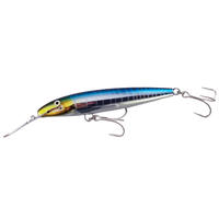 Leurre de pêche en eau salée en plastique dur imprimé ABS avec lèvre métallique pour la pêche au marlin, au vairon, en rivière, en lac, en mer, en bateau