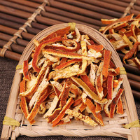 Ramuan Cina kulit jeruk kering, teh herbal Chen Pi kulit jeruk kering 100% kulit jeruk kering alami
