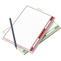2025 bloc-notes de papeterie personnalisé illustré 100 feuilles doublées ou papier vierge bloc-notes personnalisé professionnel