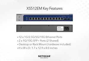 10-gigabit/đa-gigabit <span class=keywords><strong>Ethernet</strong></span> dễ dàng thông minh quản lý chuyển đổi xs512em 12-cổng dễ dàng thông minh chuyển đổi quản lý với 12 SFP + Combo cổng - Product Image 6