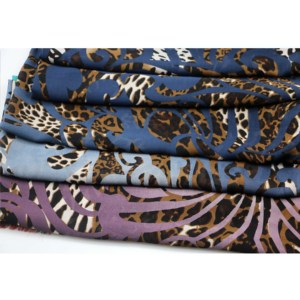 WI-A08 100% Polyester dệt stocklot vải tại Trung Quốc với động vật Báo in hàng dệt may - Product Image 6