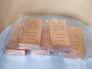 Barre de cuivre pur à 99,9 % de 1 kg, barre de cuivre de haute pureté personnalisée pour le soudage, le pliage et la découpe, de forme hexagonale - Product Image 5