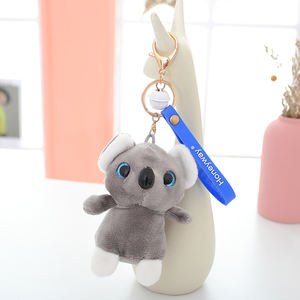 Vendita calda colorato peluche unicorno peluche portachiavi 5 ''vari peluche portachiavi peluche orso rana cane gatto Panda portachiavi - Product Image 5