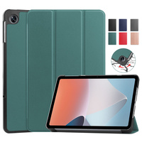 Üç katlı kılıf Oppo için ipad hava 10.36 ''2022 katlanır kapak standı manyetik kapak PU deri akıllı otomatik uyandırma uyku Tablet kapak
