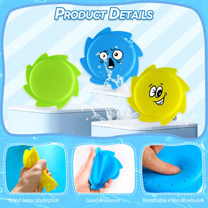 Disco Volador de Silicona para Niños - Rocía Agua Mientras Vuela, Juguete para Playa y Piscina para Actividades Acuáticas al Aire Libre - Product Image 5