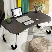 École secondaire — bureau d'ordinateur Mdf pliable, Table support pour ordinateur portable et bureau
