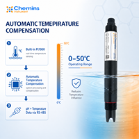 Électrode de pH industrielle en ligne PHG-206 RS-485 Modbus RTU 4-20mA pour systèmes d'automatisation de processus