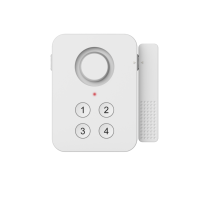 VIDEW Smart WiFi Keypad Controlado Sensor de alarma de puerta Solución de seguridad para el hogar fácil de instalar para puertas, ventanas y oficinas