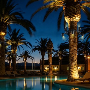30W DMX512 ajustable LED palmera anillo lámpara 3 en 1 aluminio IP66 al aire libre impermeable jardín paisaje árbol <span class=keywords><strong>focos</strong></span> - Product Image 4
