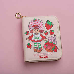 MXM 时尚女式卡通钱包草莓女孩可爱学生零钱包潮流儿童包 - Product Image 1