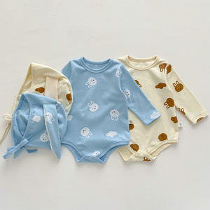 Body in cotone all'ingrosso senza tariffa vestiti per bambini vestiti per neonati pagliaccetto per neonati set di vestiti per neonati 0-3 mesi per il ragazzo - Product Image 1