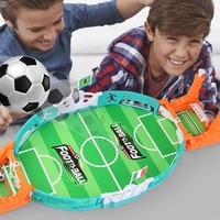 Jeu de football de table miniature Machalon pour deux joueurs - Design sportif en plastique écologique pour une utilisation en intérieur/extérieur, jouet éducatif