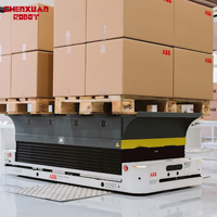 Robot mobile autonome industriel sans pilote (AGV/AMR) pour la manutention automatique des matériaux