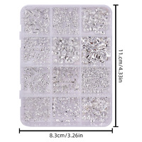 Clous décoratifs 3D en alliage cristal pour nail art, formes variées (coquillages dorés, hippocampes, étoiles de mer, conques), rivets et strass, thème océan pour manucure