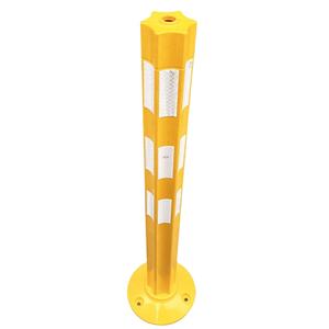 Poste Delimitador Flexible de Seguridad Vial de 80 cm, Poste Reflector de Plástico Portátil para Carreteras, Estacionamientos, Poste de Advertencia de Tráfico - Product Image 6