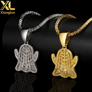 สร้อยคอฮิปฮอปหรูหราประดับเพชรซิร์คอนคุณภาพสูงขนาด 8 มม. แบบหัวเข็มขัดพลิกได้ สำหรับผู้ชายและผู้หญิง จากโรงงานโดยตรง - Product Image 5