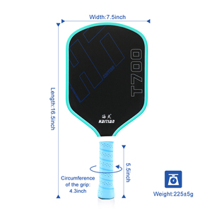 Lighter Higher Performance T700 Carbon Fiber <strong>Pickle</strong> Ball <strong>Set</strong> of 2 Paddles - Product Image 2