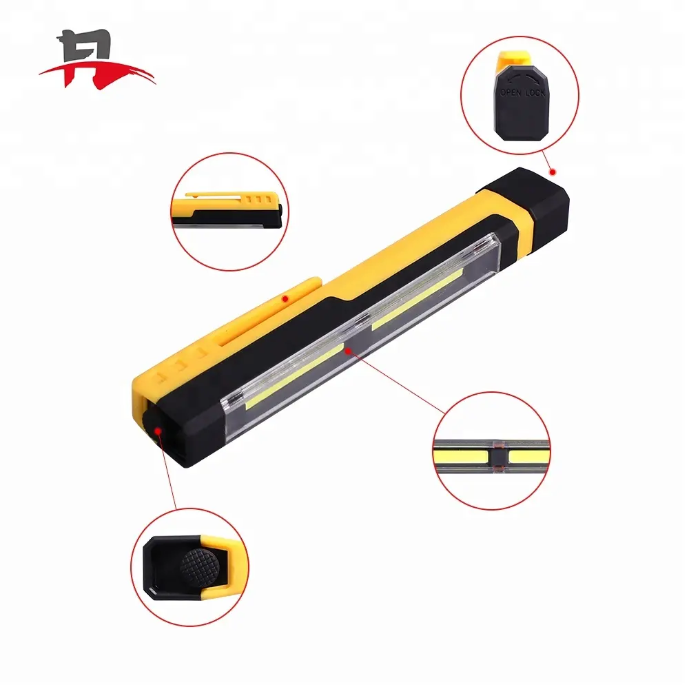 Handheld LED Flashlights Are Suitable For Car Maintenance Home And Outdoor Use Cob Pen Torch Light