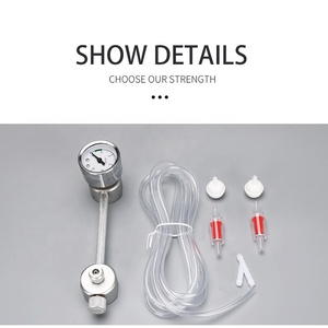 Kit de generador de <span class=keywords><strong>CO2</strong></span> para acuario DIY ecológico de Metal ZRDR con difusor de presión para plantas acuáticas-sistema Acuario - Product Image 6