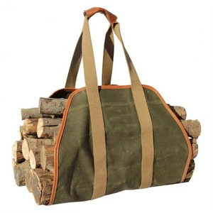 Échantillon Gratuit : Sac de Transport pour Cheminée en Toile Cirée pour Bois de Chauffage, Sac Fourre-tout pour Bûches d'Extérieur avec Poignées - Product Image 1