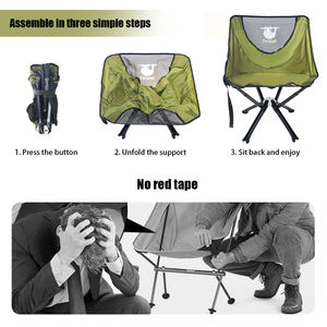 फैजल पोर्टेबल कुर्सी-कैंपिंग के लिए हल्का फोल्डिंग चेयर-समर्थन 300 एलबीएस-आउटडोर रोमांच के लिए एकदम सही - Product Image 5