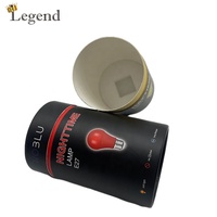 Boîtes Cadeaux Rondes en Verre avec Insert en Mousse EVA, Conception Personnalisée, Logo LED, Emballage en Papier, Tube Cylindrique, Boîte pour Ampoule