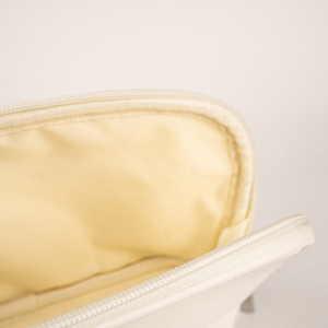 Trousse de maquillage de luxe pour femmes Sac de rangement cosmétique à fermeture éclair en cuir PU avec logo personnalisé pour le voyage - Product Image 5