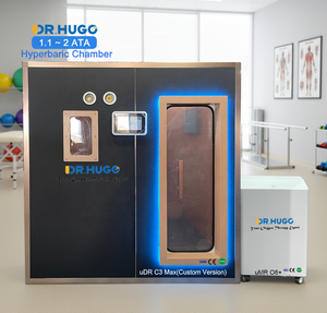 DR.HUGO uDR C3 Max Health Club SPA chambre hyperbare à oxygène 1,5 ATA HBOT Type assis Coque rigide 14 psi - Product Image 1