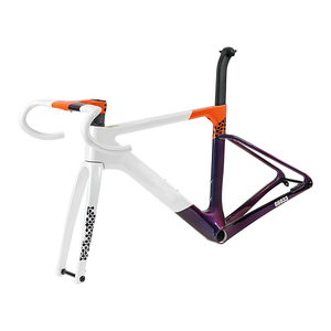 Cuadro de Bicicleta de Carretera de Fibra de Carbono T800 con Molde Abierto HUDUD, Freno de Disco de Montaje Plano, Gran Oferta - Product Image 1