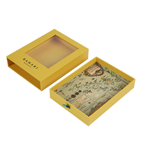 Boîte à tiroir en carton rigide PVC personnalisable pour cadeaux et artisanat avec laminage brillant/mat