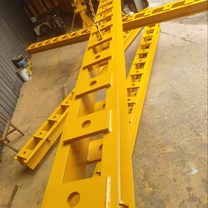 Structure de fixation murale pour grue en acier Q355B, peinture jaune vif antirouille, structure soudée stable pour la construction, directement de l'usine - Product Image 1