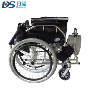 בסיסי מטופל ארבעת משותק טיפול ביתי כסא גלגלים סיעודי הובלה כיסא גלגלים ידני מתקפל - Product Image 2