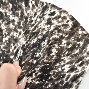 Großhandel 25 SF Pferdehaar-Leder Material Echtes Leder Tierdruck-Materialien Rindsleder Echtleder-Stoff für Schuhe Taschen - Product Image 5