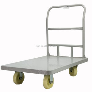 RH-WT02-1    900*600*850mm Gerobak Dorong Baja Berat 500kg Empat Roda  Troli Platform - Product Image 1