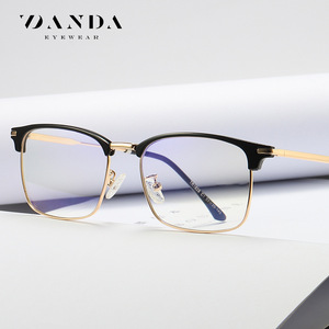 Gafas Rectangulares Danda Eyewear Tr90 con Protección Anti Luz Azul, Monturas Ópticas Unisex para Miopía y Uso en Computadora - Product Image 1