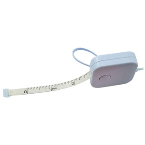 Cinta Métrica Industrial Flexible de 1.5m/60 Pulgadas, Mini Cinta Métrica Retráctil Portátil de Doble Cara con Botón de Presión - Product Image 3