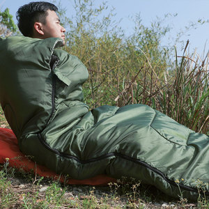 HOMFUL Siêu Nhẹ Xách Tay Polyester Mùa Đông Người Lớn Ngoài Trời Nhỏ Gọn Duy Nhất Cắm Trại Túi Ngủ - Product Image 6