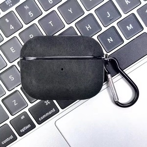 Funda para AirPods con Patrón de Piel de Oveja Retro, PC Rígido + Cuero PU, Cubierta Antiarañazos con Llavero - Product Image 4