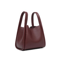 Sac fourre-tout minimaliste de luxe tendance avec fond renforcé, sac à main double de haute qualité