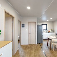 Rumah Modular Prefabrikasi Plastik Lipat dan Dapat Diperluas untuk Rumah Tamu dan Rumah Rakitan Sendiri (Model BSD)
