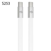 Cable de 240W de carga súper rápida tipo C Cable DE DATOS USB de silicona Velocidad de carga rápida para teléfono móvil Computadora personal
