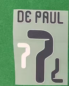 Écusson thermocollant pour maillot de football, impression de nom et de numéro B.FERNANDES RONALDO 2026 - Product Image 4